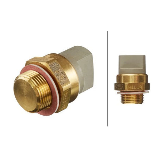Hella Radiator Fan Temperature Switch Connectors fits Audi 100 C4 1990-1994