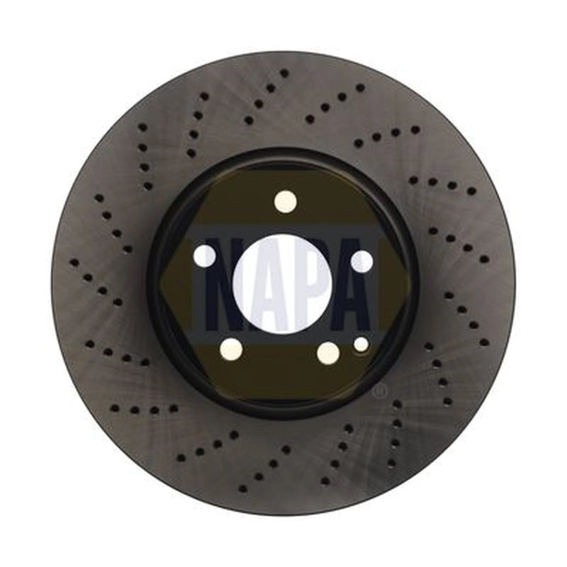 NAPA 2 x Perforated/Vented Front Brake Discs NBD5534-x2