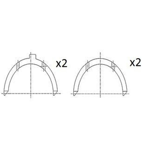 FAI Thrust Washer Set 84.2mm fits Kia Besta 1996-2003 2.2
