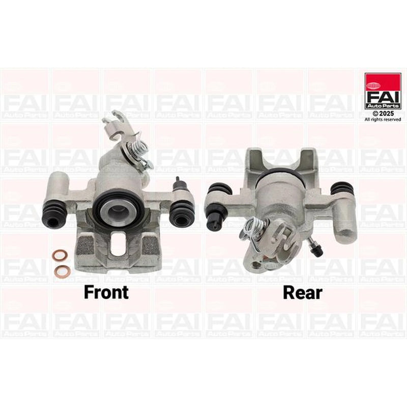 FAI Brake Caliper Assembly Rear Left fits Mazda MX-5 1998-2005 1.6 1.8