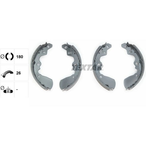 Textar Brake Shoe Set Axle Kit 91042600