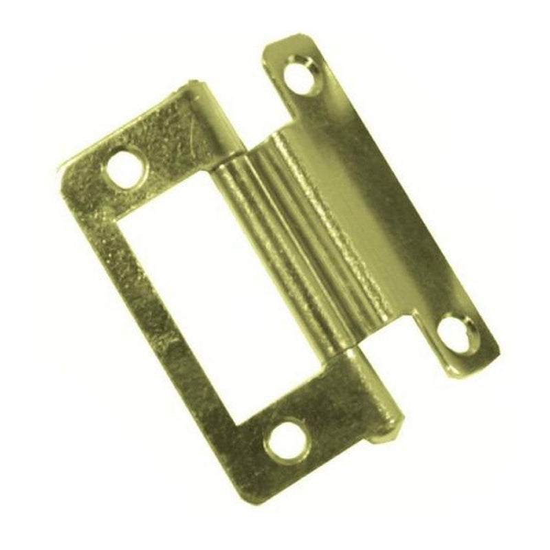 Cranked Flush Hinge Brass for Caravan/Motorhomes Nova - Dynamic Drive