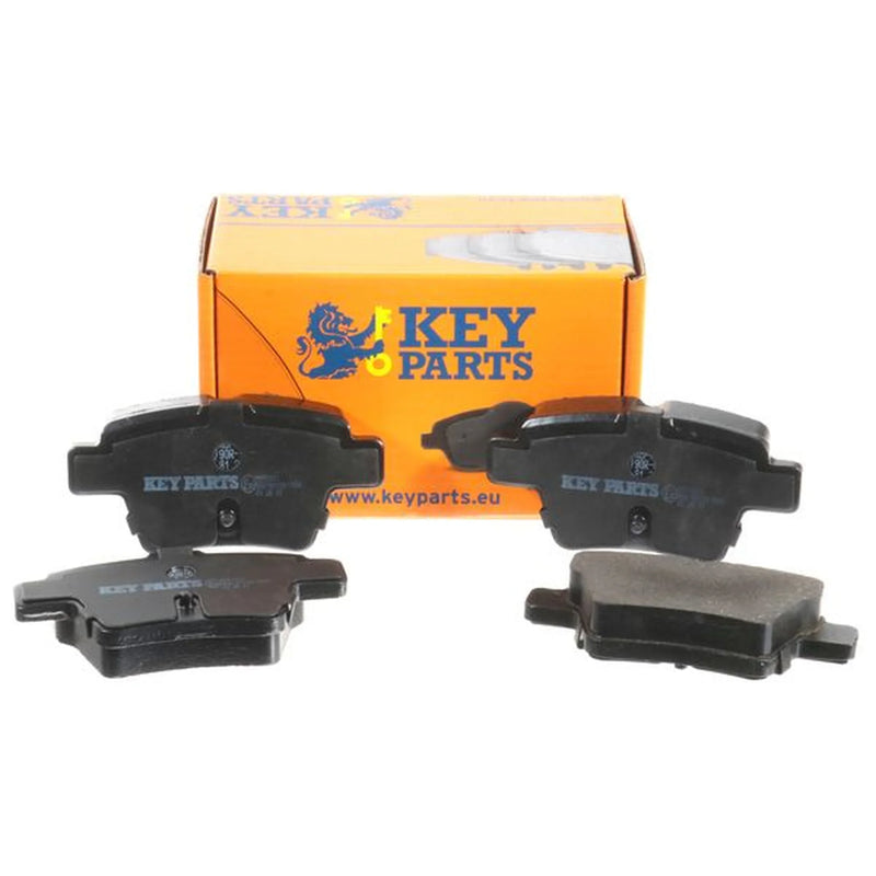Key Parts 4 x Rear Brake Pad Set fits Peugeot 207 2006-2013 1.6