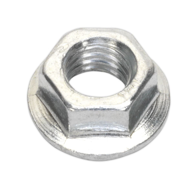Sealey Flange Nut Serrated M5 Zinc DIN 6923 Pack of 100 FN5 Sealey  - Dynamic Drive