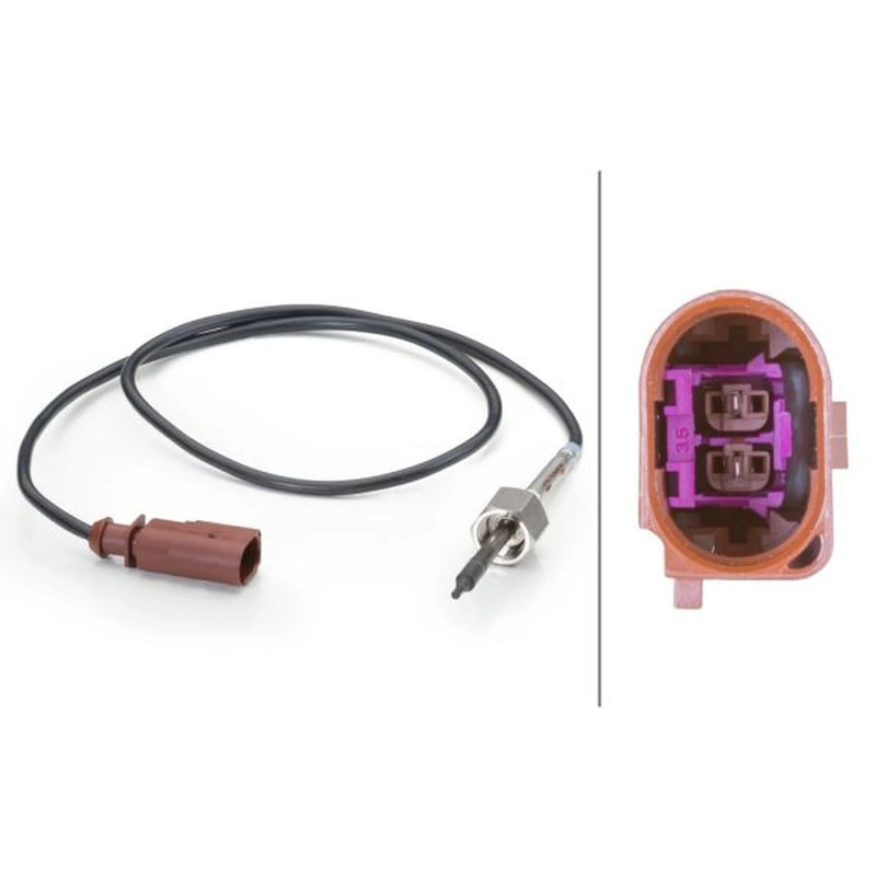 Hella Exhaust Gas Temperature Sensor after soot partic fits VW Crafter 30-35 Bus