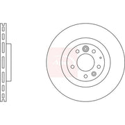 Apec 2 x Vented Brake Discs fits Mazda RX-8 2003-2012 1.3