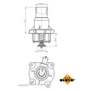 NRF Thermostat,Coolant 725033