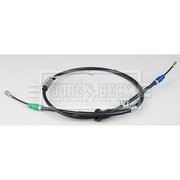 Borg & Beck Handbrake Cable Left Rear BKB3890