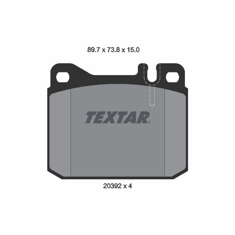 Textar Front Brake Pad Set 2039204