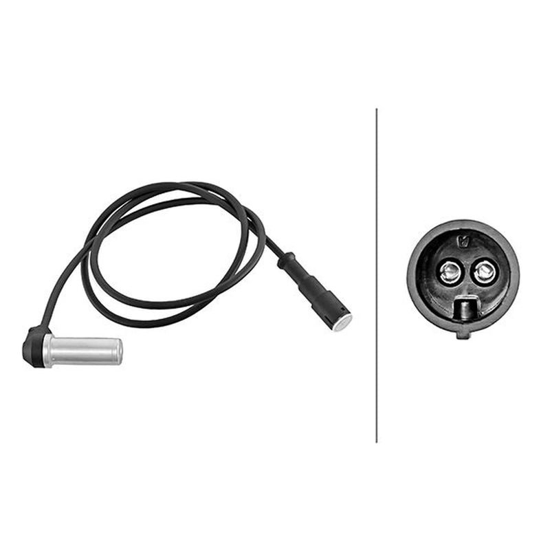 Hella ABS Wheel Speed Sensor Rear fits Scania G I 2004-2019