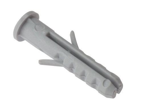 Forgefix Nylon Wall Plug Rimmed M6 x 30mm Bag 100 ForgeFix - Dynamic Drive