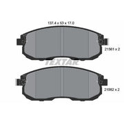 Textar Front Brake Pad Set 2156201