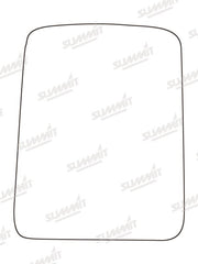 Summit Non-Heated Base Plate With Commercial Mirror Glass fits Renault / Vauxhall LHS RHS Summit - Bars 4 Cars