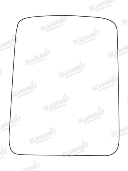 Summit Non-Heated Base Plate With Commercial Mirror Glass fits Renault / Vauxhall LHS RHS Summit - Bars 4 Cars