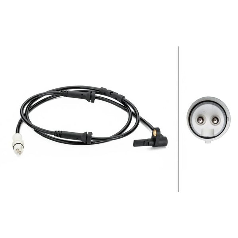 Hella ABS Wheel Speed Sensor Front Right fits Fiat Multipla 1999-2010 1.6 1.9