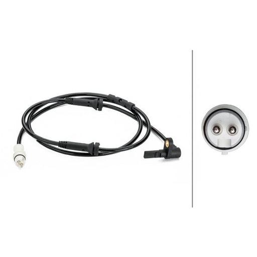 Hella ABS Wheel Speed Sensor Front Right fits Fiat Multipla 1999-2010 1.6 1.9