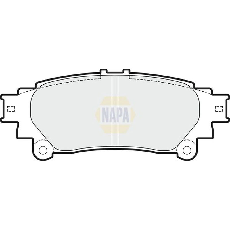 NAPA Rear Brake Pad Set fits Lexus Gs 2012-2018