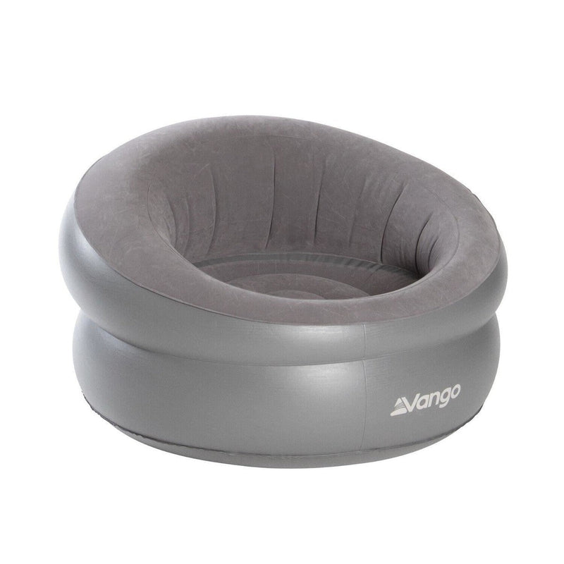 2x Vango Inflatable Donut Flocked Chair Nocturne Grey Vango - NN4 Online
