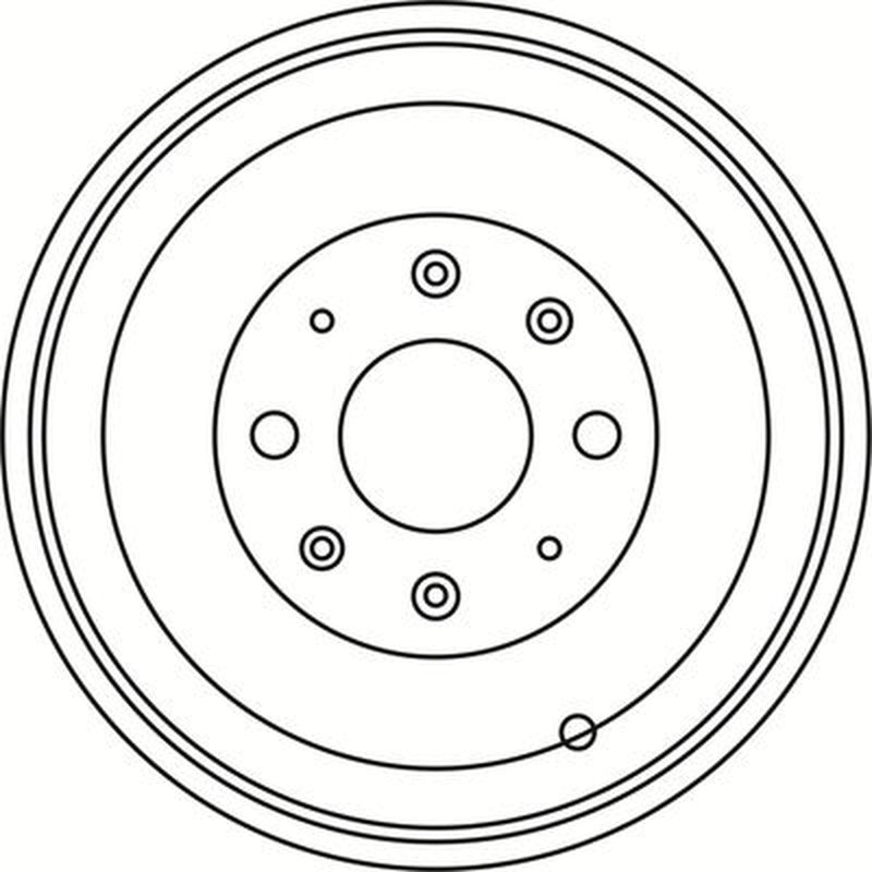Abtex Brake Drum Assembly Rear fits Fiat Grande Punto 2005-2015 1.3 1.4