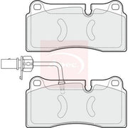 Apec Rear Brake Pad Set fits Audi Q7 2008-2014 6.0