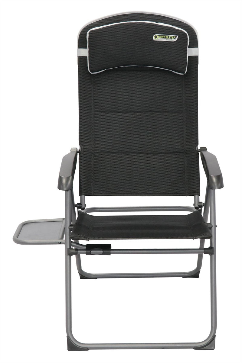 Quest Vienna Pro Recline Camping Caravan Chair with Side Table Quest - Dynamic Drive