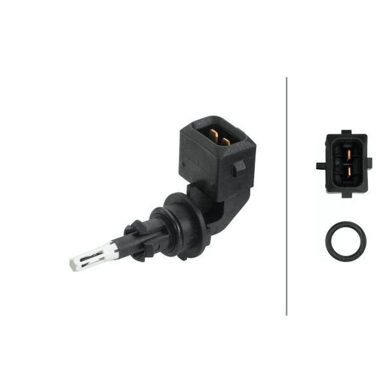 Hella Intake Air Temperature Sensor fits BMW 1 2004-2013