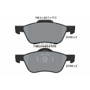 Textar Front Brake Pad Set 2316001