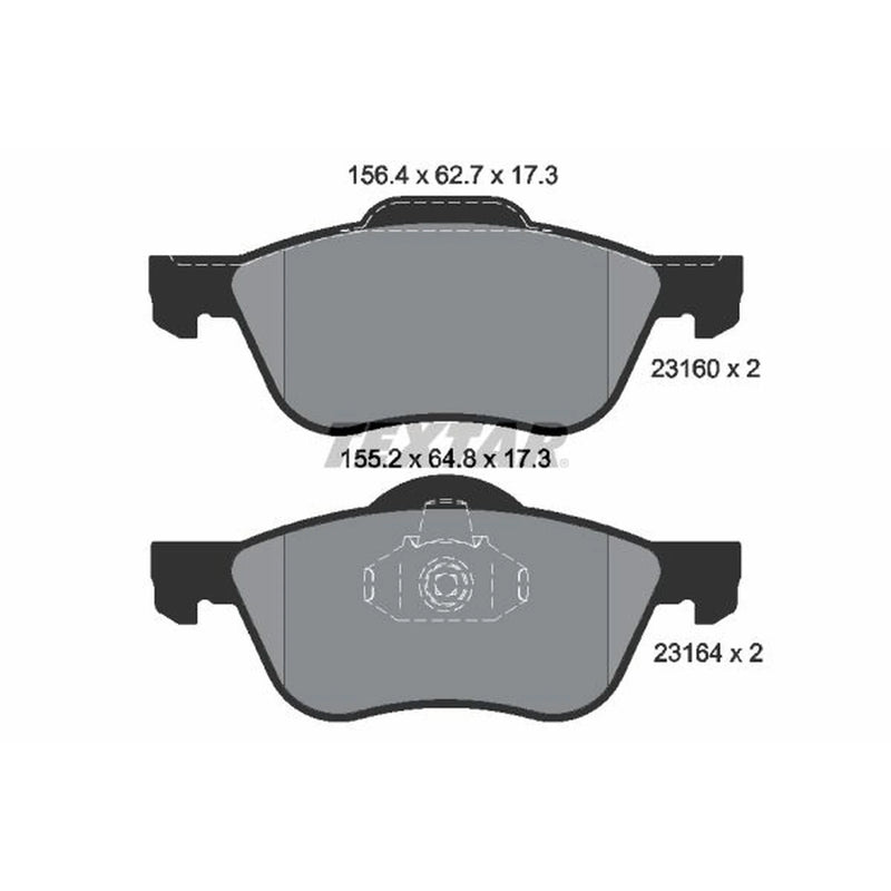 Textar Front Brake Pad Set 2316001