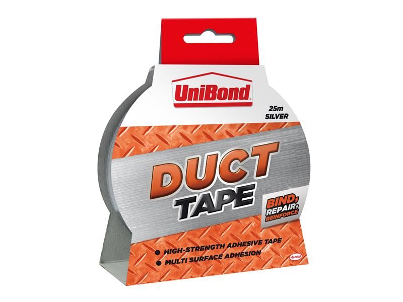 UniBond DIY Duct Tape Silver 50mm x 25m UniBond - NN4 Online