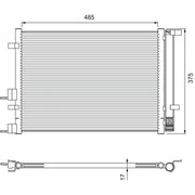 Valeo Air Conditioning Condenser 814395