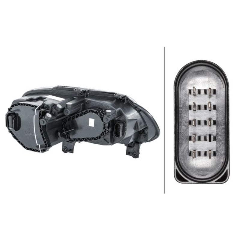 Hella Headlight Headlamp W5W Left fits VW Caddy III 2004-2015 1.4 1.6 1.9 2.0