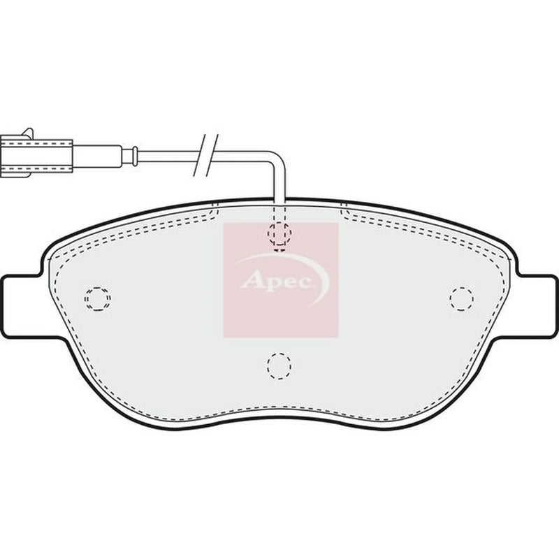 Apec Front Brake Pad Set PAD1293