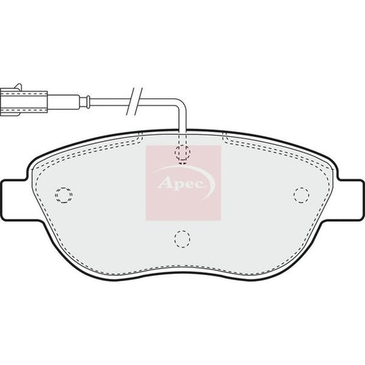 Apec Front Brake Pad Set PAD1293