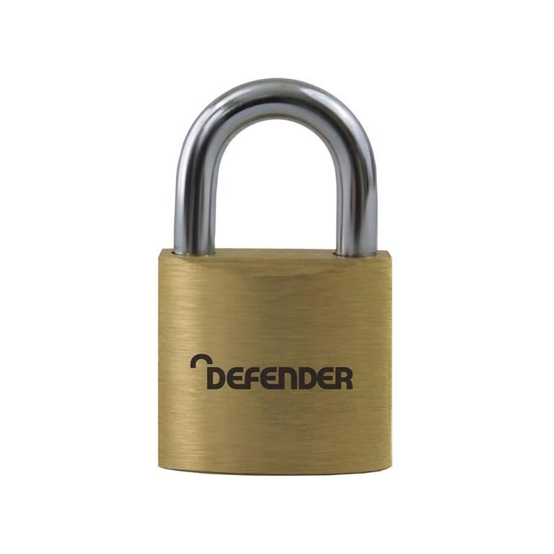 Defender Brass Padlock 30mm DEFENDER - Dynamic Drive