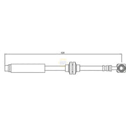 NAPA Brake Hydraulic Hose Line Front NBH1194
