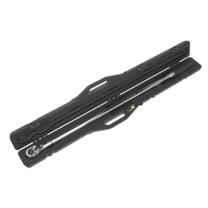 Sealey Torque Wrench 3/4"Sq Drive 237-983Nm(150-750lb.ft) Push-Through Calibrate Sealey - Dynamic Drive