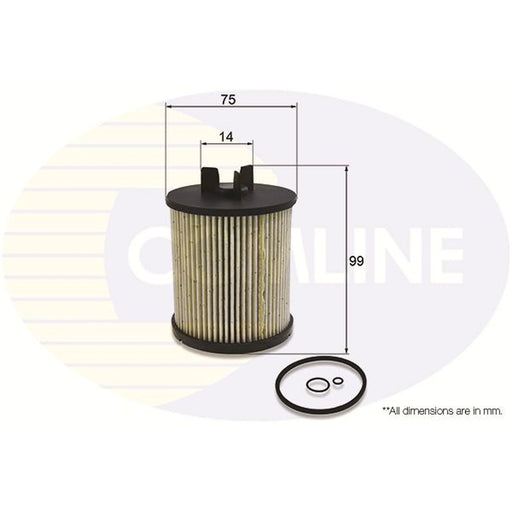Comline Fuel Filter Element fits Audi A2 2000-2005 1.2 1.4