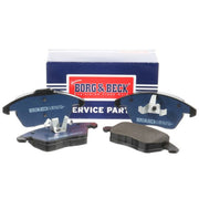 Borg & Beck Front & Rear Brake Discs & Pads fits Citroën DS4 2011-2015 1.6