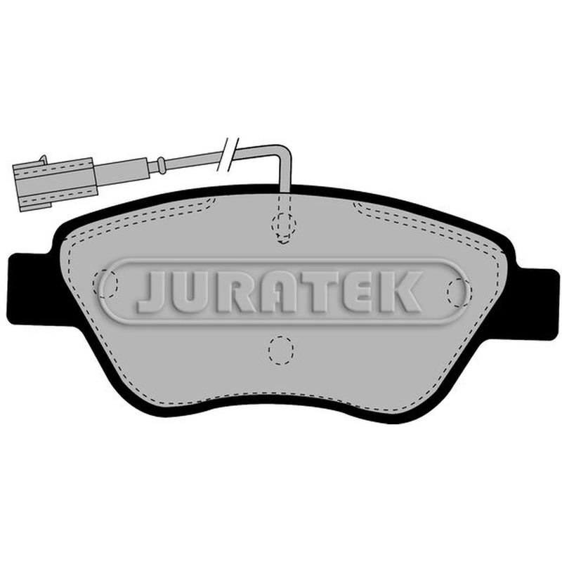 Juratek Front & Rear Brake Discs & Pads fits Alfa Romeo Mito 2008-2013 1.4