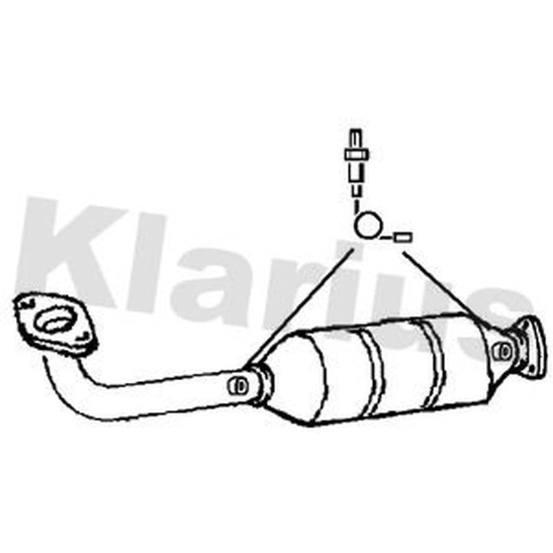 Klarius Catalyst T/A With Pipe (Kit 402486) Front fits Honda Cr-V 2001-2007 2.0