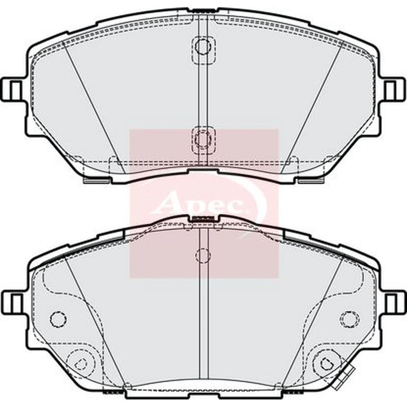 Apec Front Brake Pad Set PAD2197