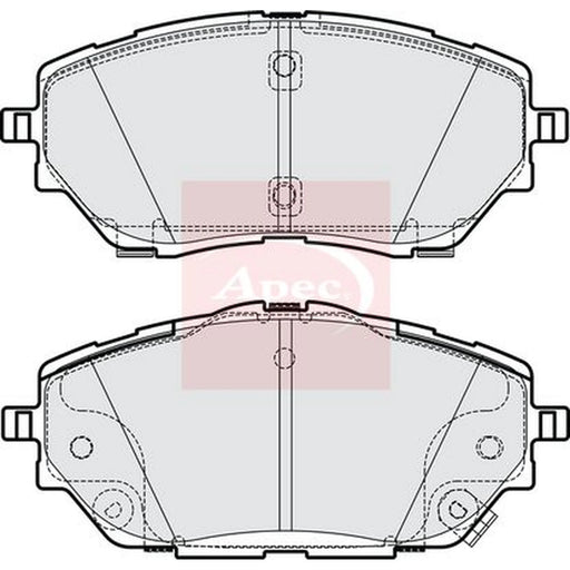 Apec Front Brake Pad Set PAD2197