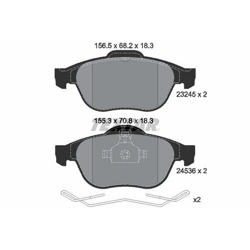 Textar Front Brake Pad Set 2453601