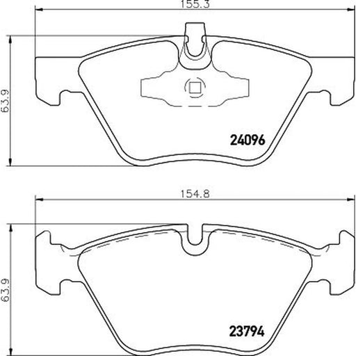 Mintex Front & Rear Brake Discs & Pads fits BMW 1 2007-2013