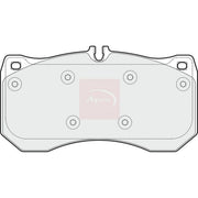 Apec Front Brake Pad Set PAD1910