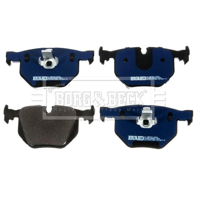 Borg & Beck Rear Brake Vented Discs & Pads fits BMW 7 2001-2008
