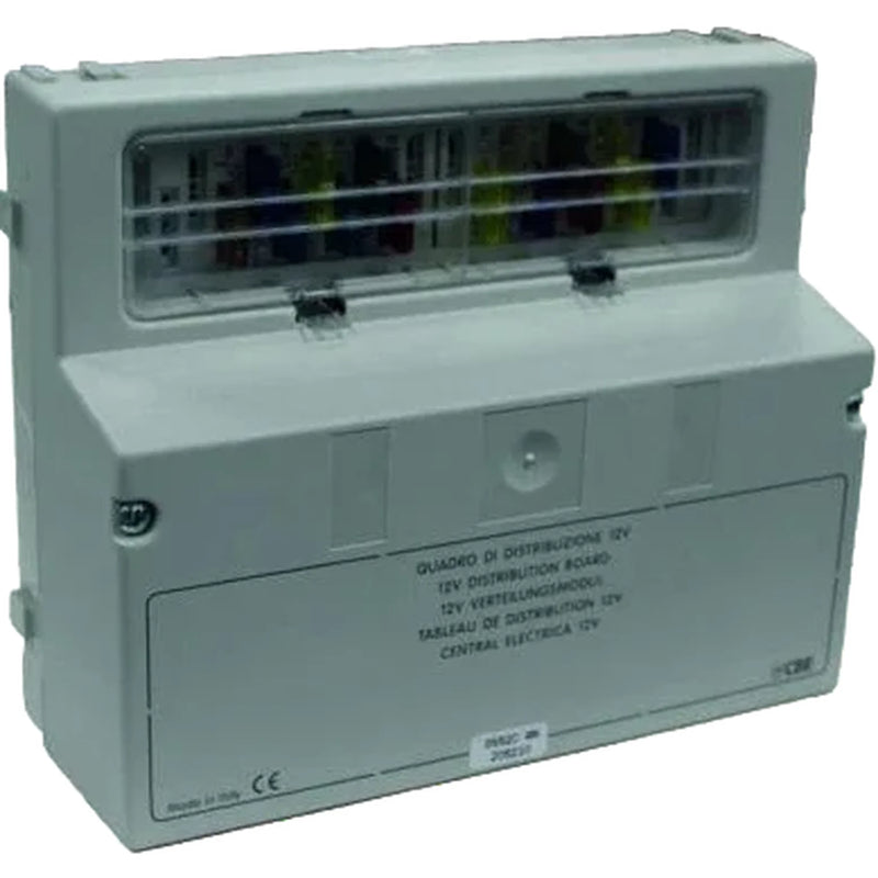 CBE 12V Distribution Box with 15 Fuses - 21.5cm x 18cm x 8.5cm