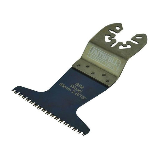 Faithfull Premium Arc Cut Hardwood Bi-Metal Blade 65mm Faithfull - Dynamic Drive