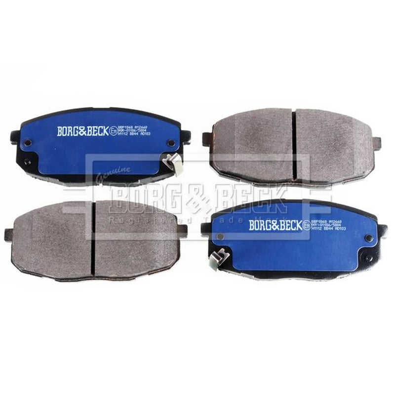 Borg & Beck Front & Rear Brake Discs & Pads fits Kia Pro Cee'D 2008-2013