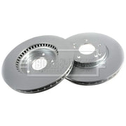 Borg & Beck Front & Rear Brake Discs & Pads fits Ssangyong Actyon Sports I